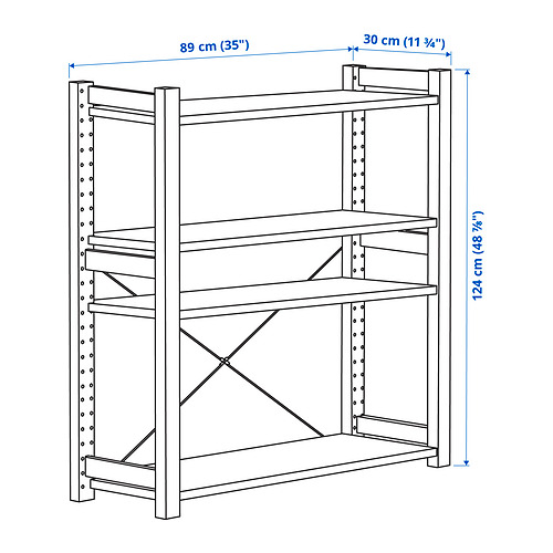 IVAR shelving unit