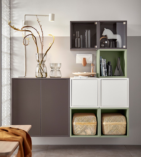 EKET wall-mounted shelving unit