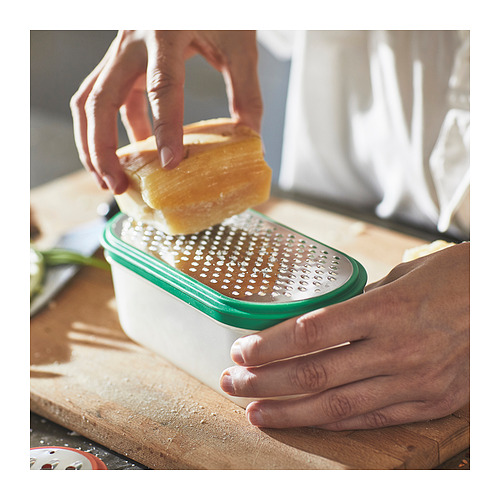 UPPFYLLD grater with container, set of 4