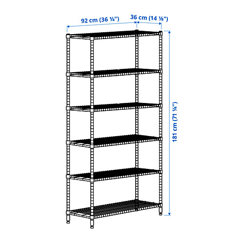 OMAR 1 shelf section