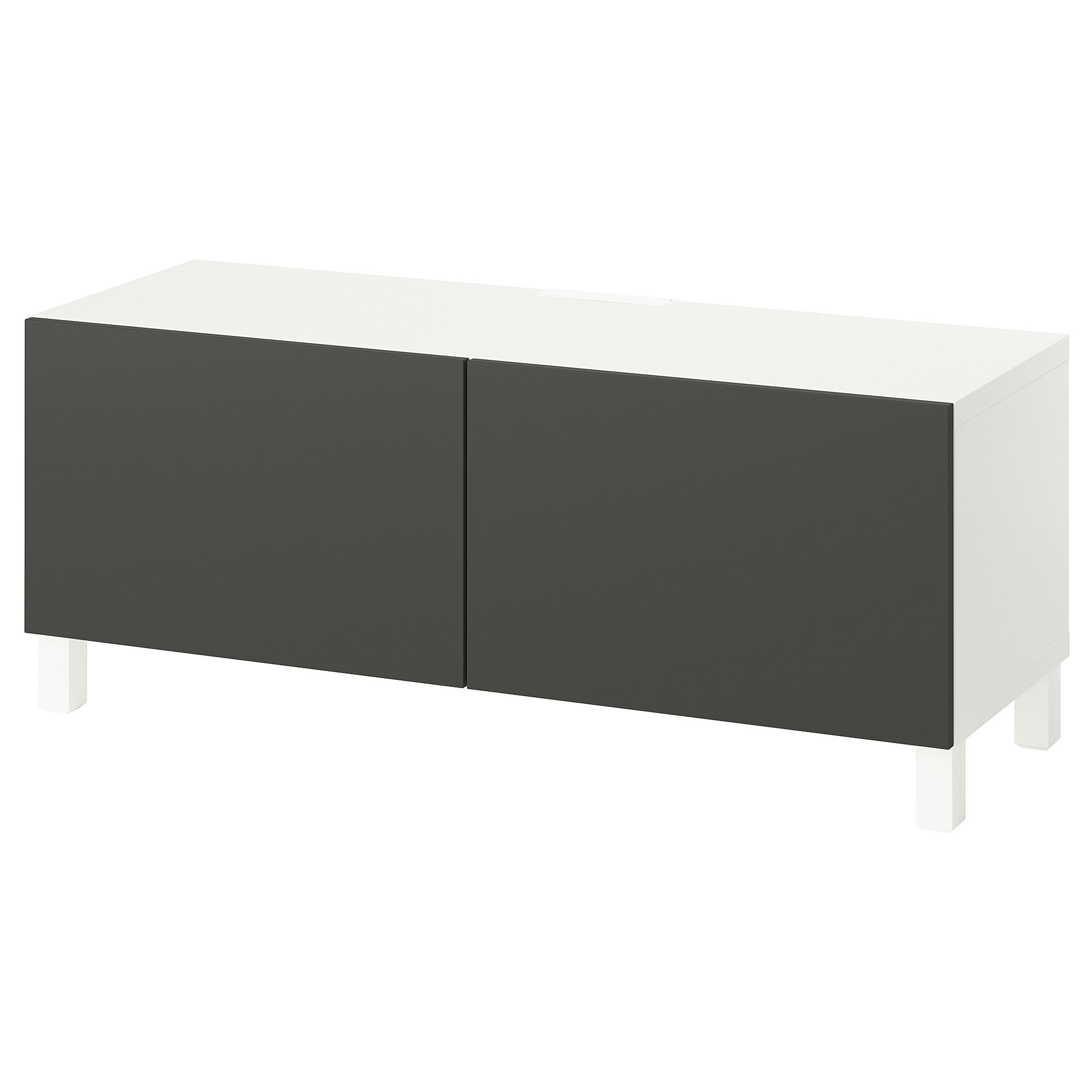 BESTÅ TV bench with doors