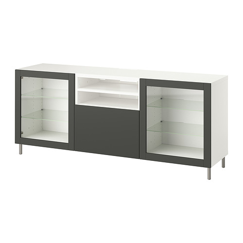 BESTÅ TV bench with drawers