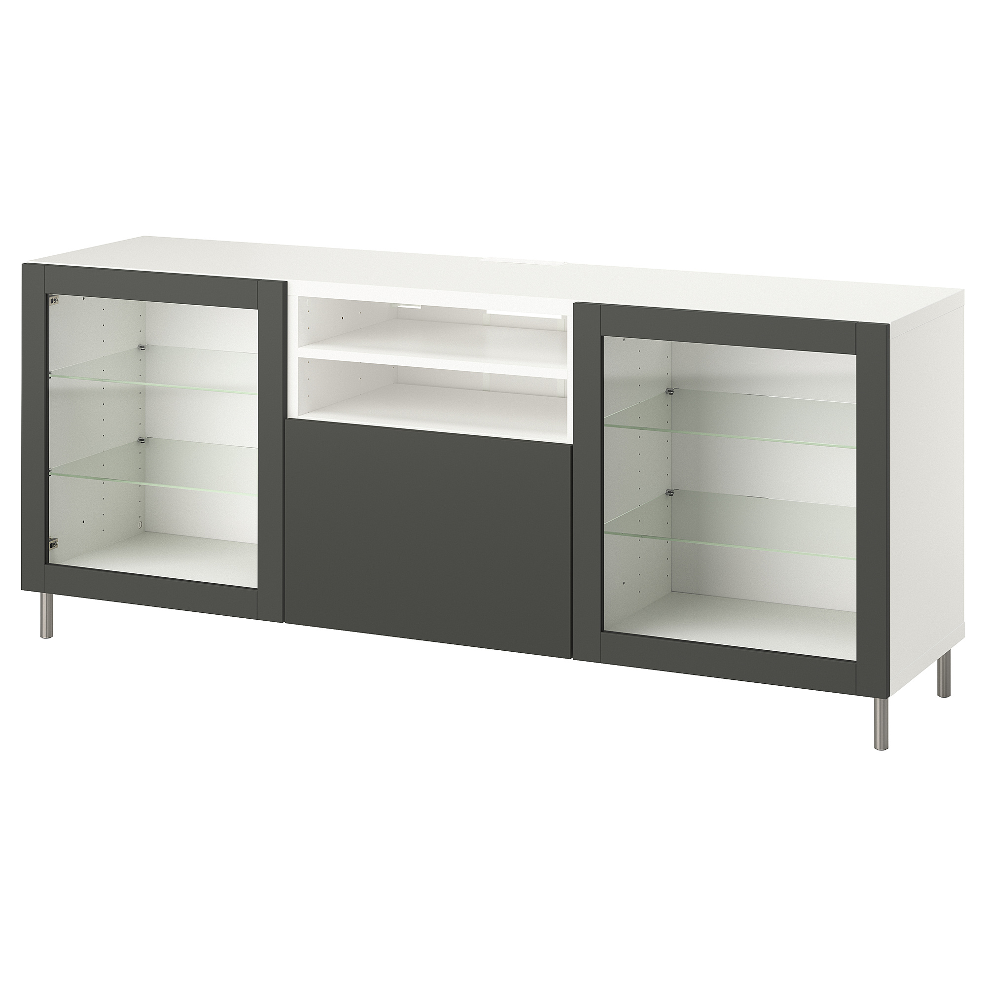 BESTÅ TV bench with drawers