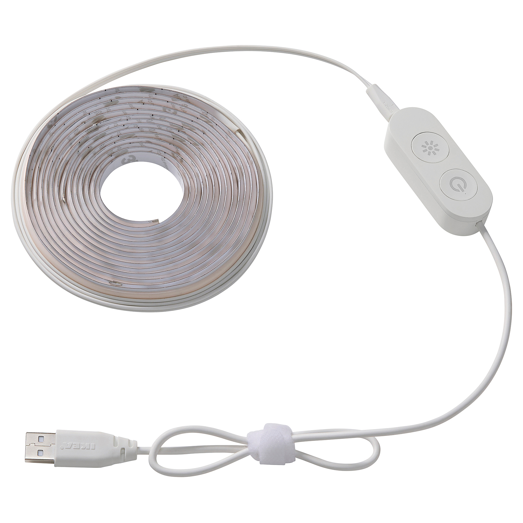 KABBLEKA LED lighting strip with USB