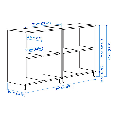 EKET cabinet combination with legs