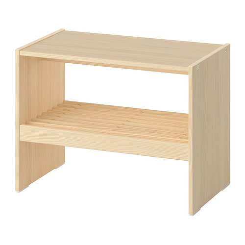 RAGGBERG bench with shoe storage