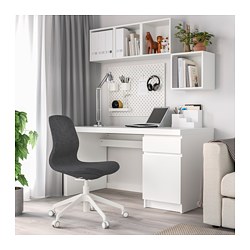 LÅNGFJÄLL - 辦公椅, Gunnared 米黃色/白色 | IKEA 香港及澳門 - PE734846_S3