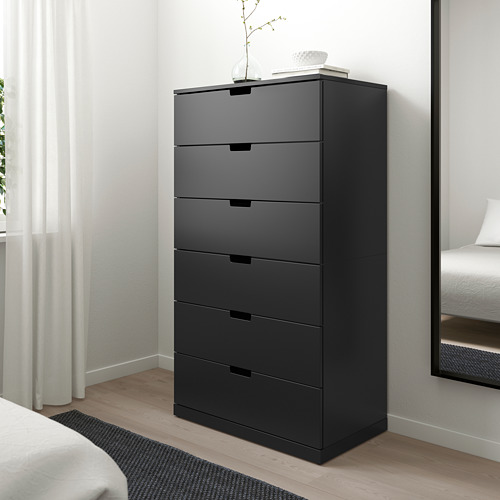 NORDLI chest of 6 drawers