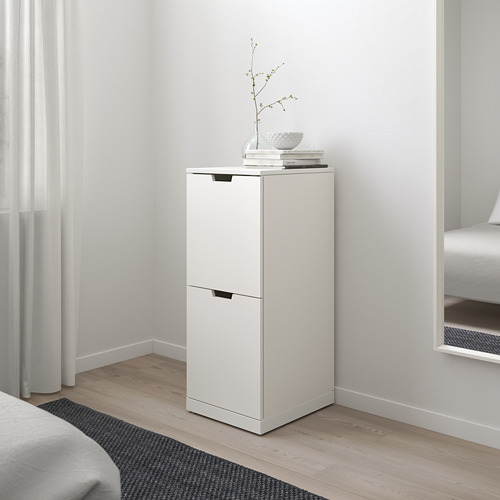 NORDLI chest of 2 drawers