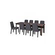 BERGMUND/STRANDTORP table and 8 chairs