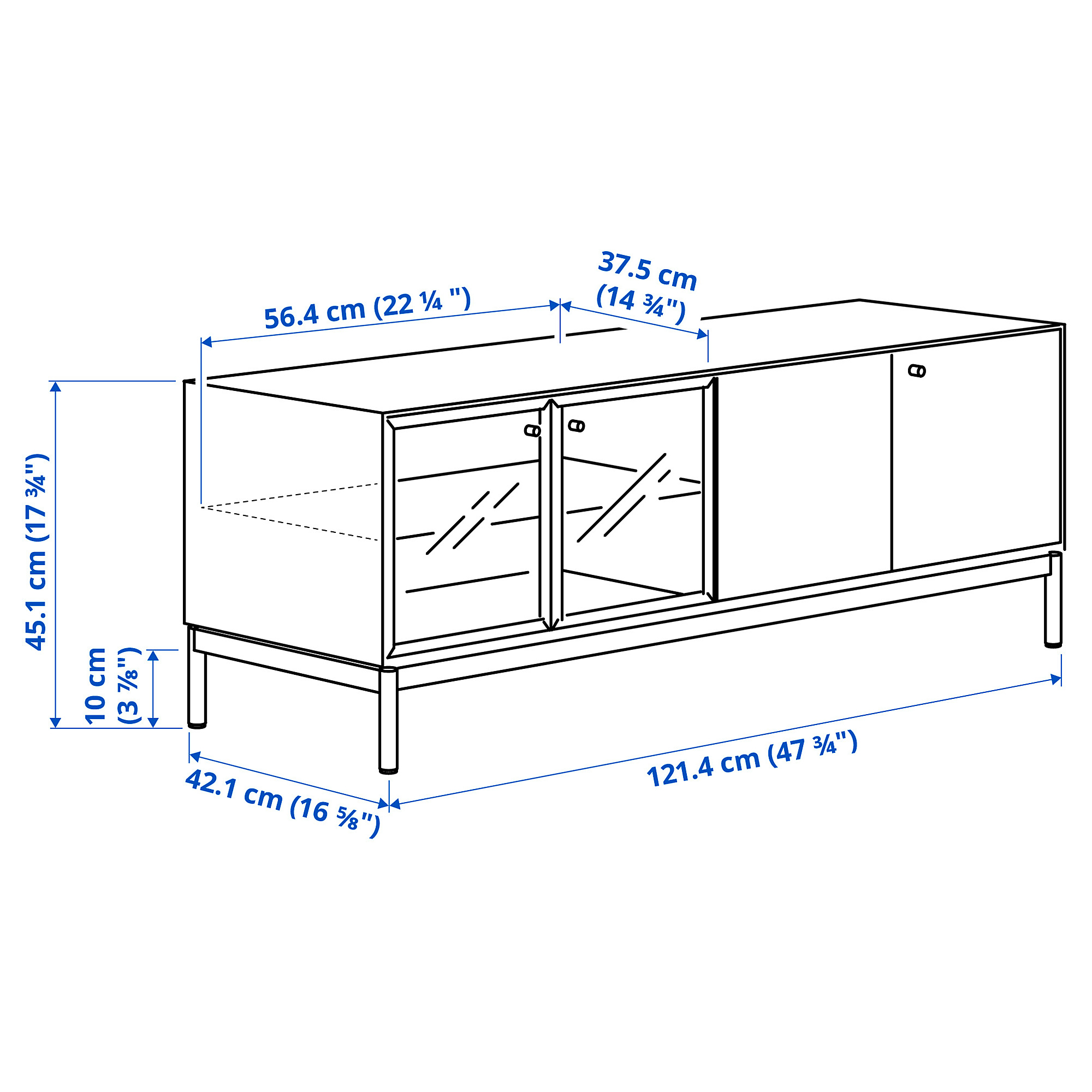 BOASTAD TV storage combination