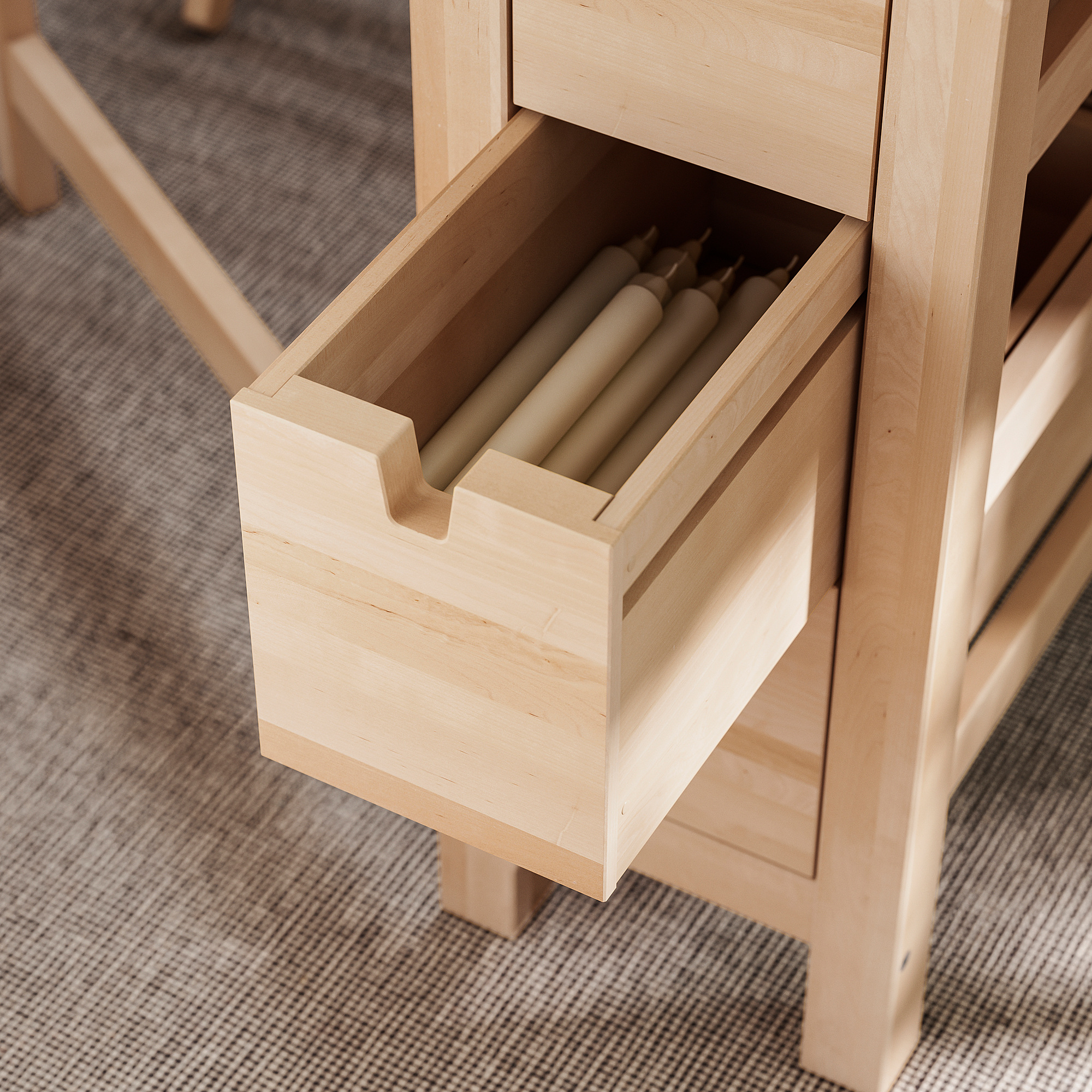 NORDEN/HÖGVED table and 2 chairs