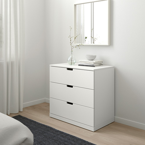 NORDLI chest of 3 drawers