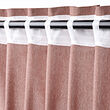 LENDA curtains with tie-backs, 1 pair