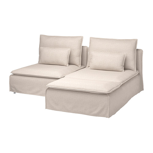 SÖDERHAMN 2-seat sofa with chaise longue