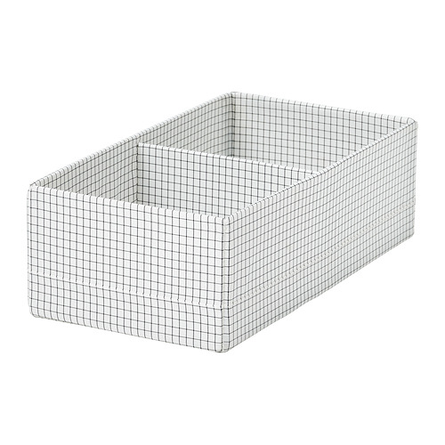 STUK - box with compartments, white/black, 17x32x10 cm | IKEA Hong Kong and Macau - PE992625_S4