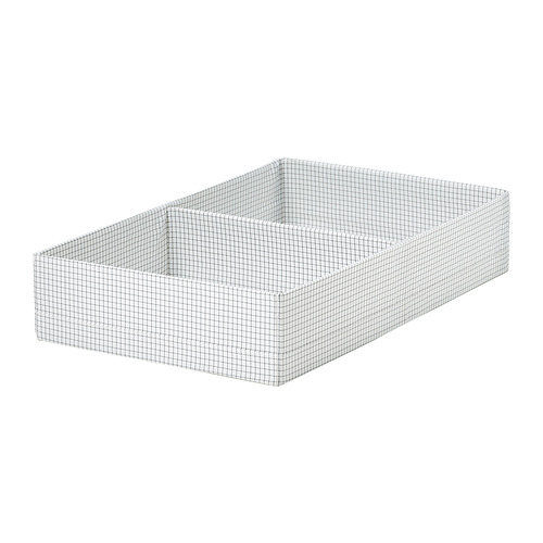 STUK - box with compartments, white/black, 32x51x10 cm | IKEA Hong Kong and Macau - PE992628_S4