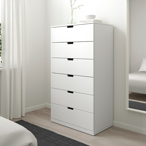 NORDLI chest of 6 drawers