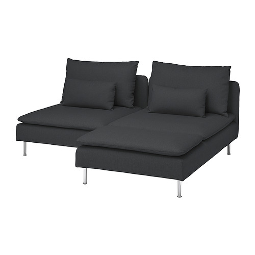 SÖDERHAMN 2-seat sofa with chaise longue