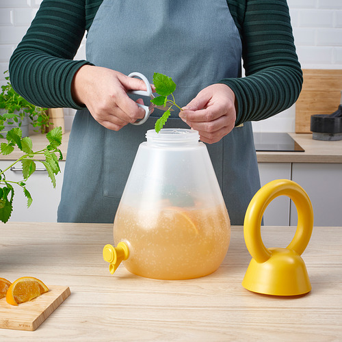 PILLERSTARR jar with tap