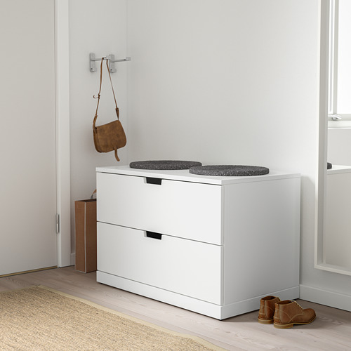 NORDLI chest of 2 drawers