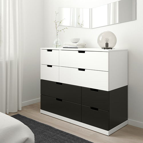 NORDLI chest of 8 drawers