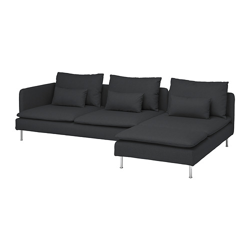 SÖDERHAMN 4-seat sofa with chaise longue