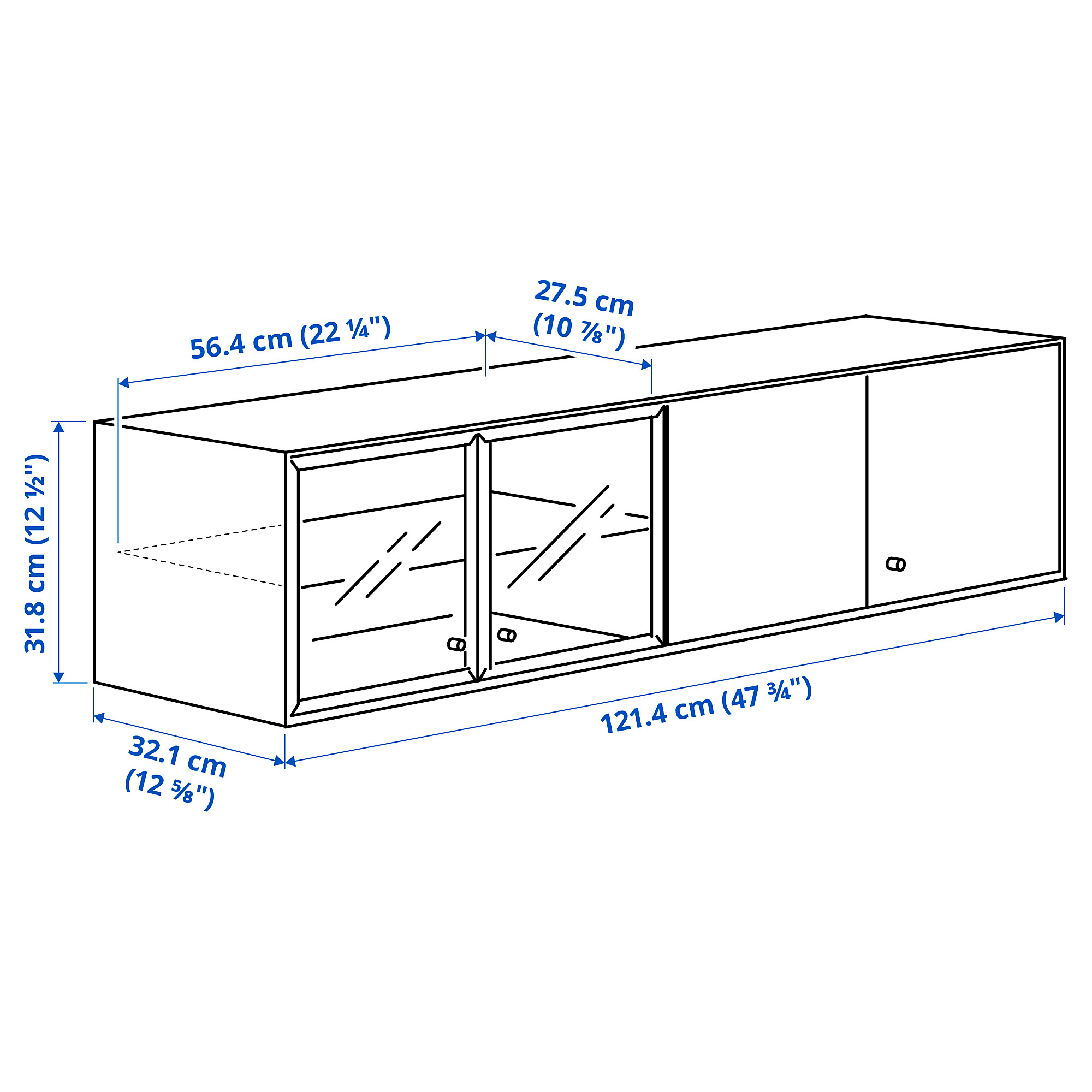 BOASTAD TV storage combination