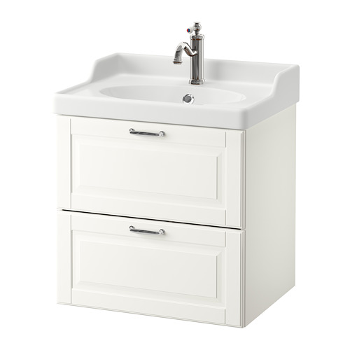 GODMORGON/RÄTTVIKEN wash-stand with 2 drawers