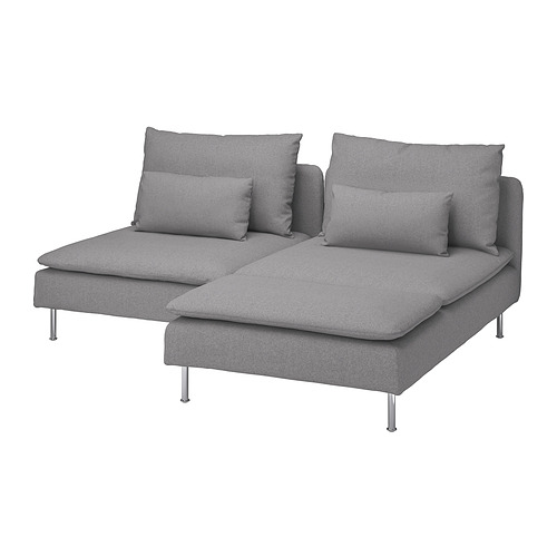 SÖDERHAMN 2-seat sofa with chaise longue