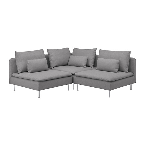 SÖDERHAMN corner sofa, 3-seat