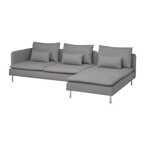 SÖDERHAMN 4-seat sofa with chaise longue