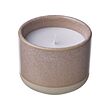LUGNARE scented candle in ceramic jar