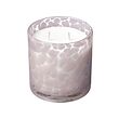 LUGNARE scented candle in glass, 2 wicks