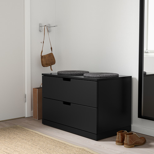 NORDLI chest of 2 drawers