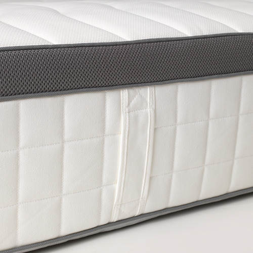 FILLAN pocket sprung mattress, firm/white, single