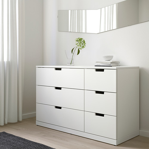 NORDLI chest of 6 drawers