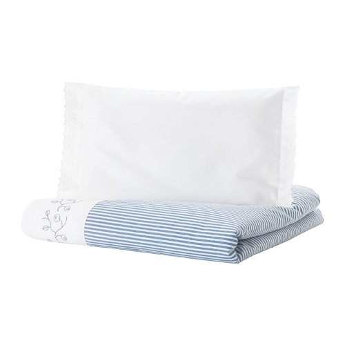 GULSPARV duvet cover 1 pillowcase for cot