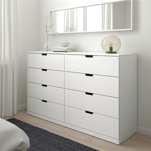 NORDLI chest of 8 drawers