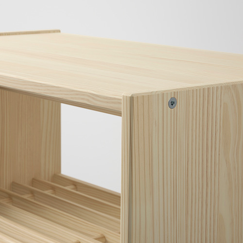 RAGGBERG bench with shoe storage