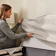 RAMNEFJÄLL upholstered bed frame