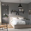 RAMNEFJÄLL upholstered bed frame