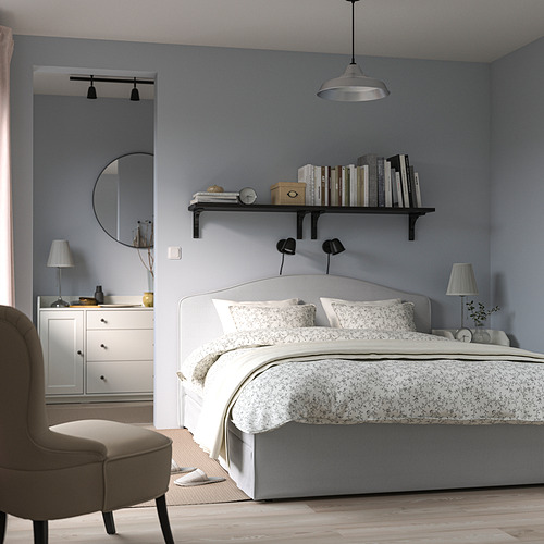 RAMNEFJÄLL upholstered bed frame