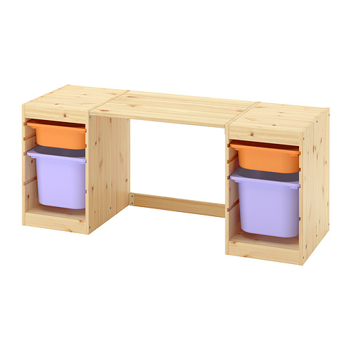 TROFAST 書檯連貯物盒