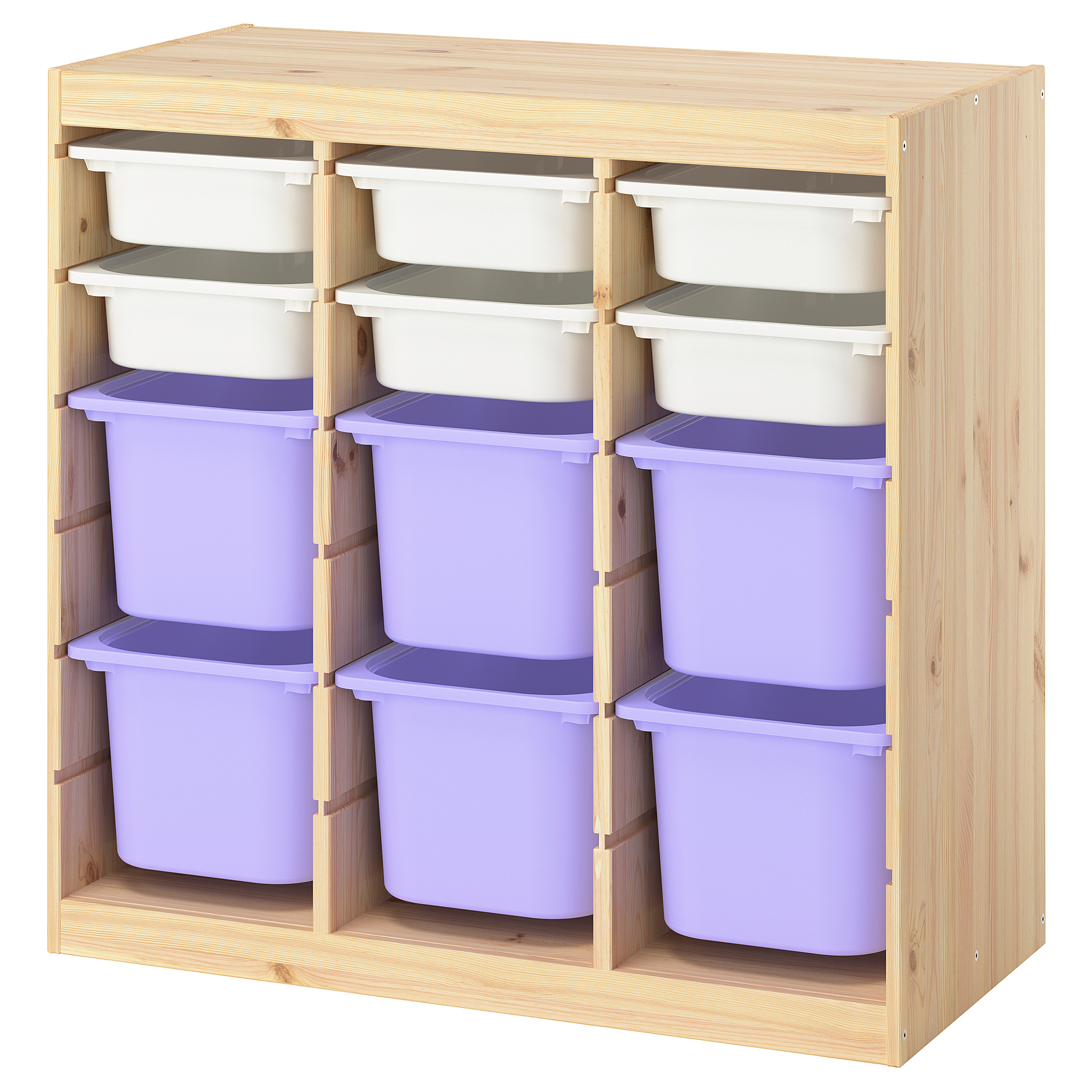 TROFAST storage combination with boxes