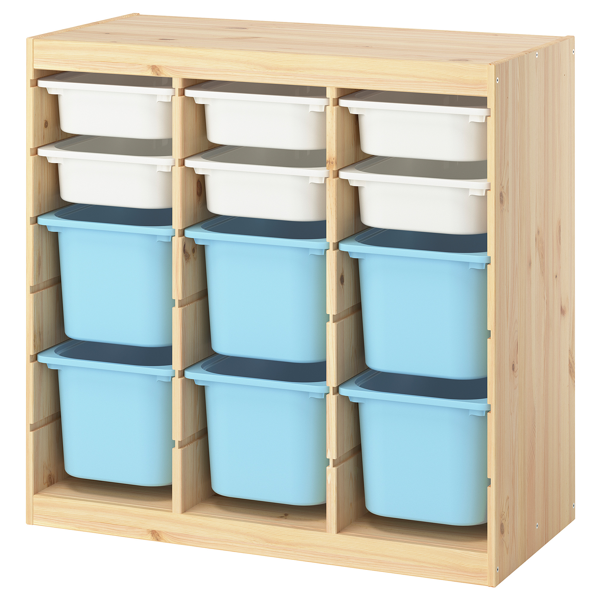 TROFAST storage combination with boxes