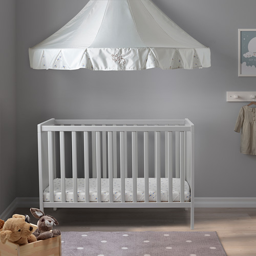 Ikea cot sales grey
