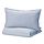 BERGPALM - 被套連2個枕袋, 藍色/條紋 | IKEA 香港及澳門 - PE849253_S1
