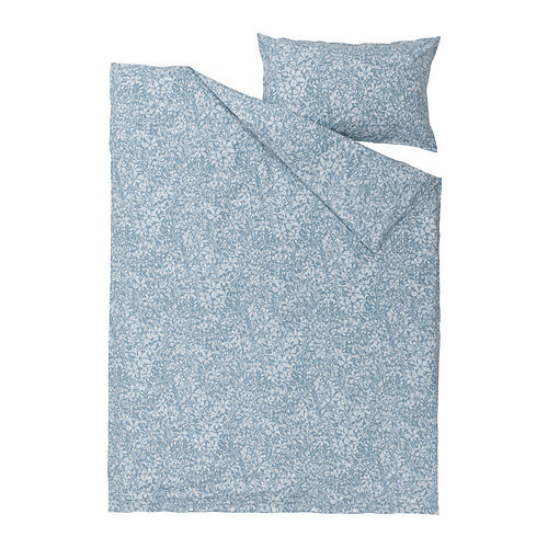 SOMMARSLÖJA duvet cover and pillowcase