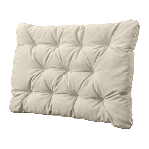 KUDDARNA - 戶外背墊, 淺灰米黃色, 62x44 厘米 | IKEA 香港及澳門 - PE992994_S4